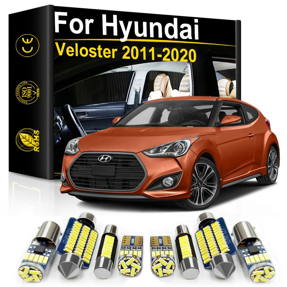 LED Interior Light Kit for Hyundai Veloster - Canbus Error-Free Bulbs | AUTOKITSHOP