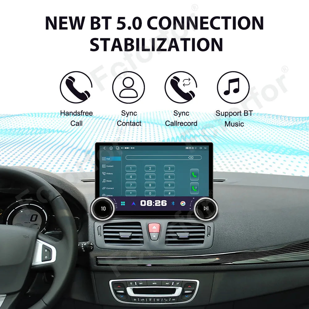 Upgrade 11.5 Inch Full HD Touch Screen Android 15 Stereo Wireless CarPlay GPS Navi Car Rad