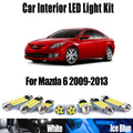 13-Piece LED Interior Light Kit for Mazda 6 2009- 2011 - Canbus Dome Map Door Trunk Bulbs | AUTOKITSHOP