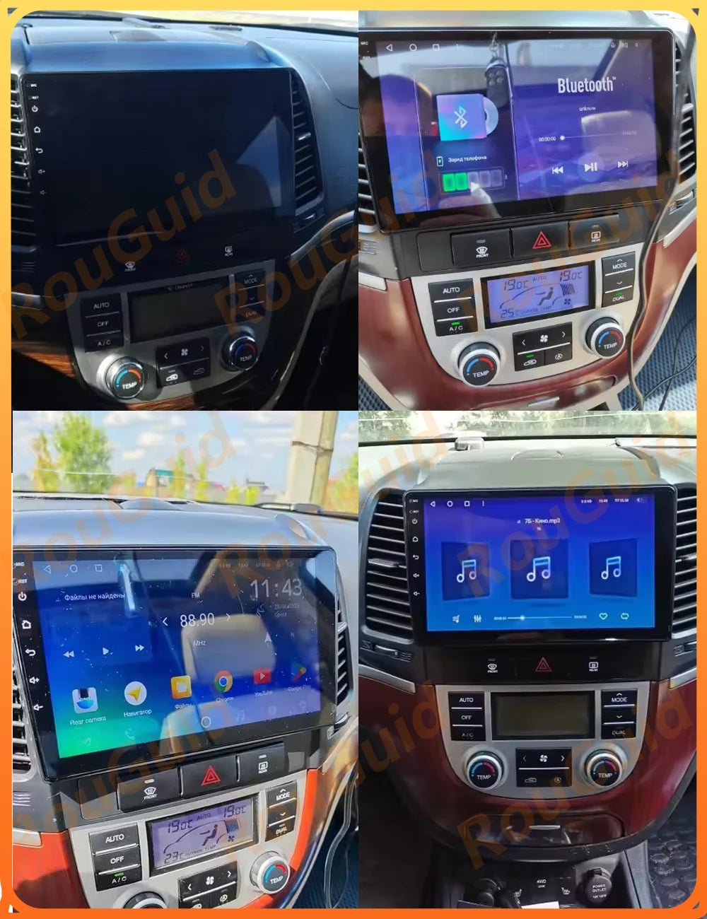 Android 16 Carplay For Hyundai Santa Fe 2 2006 2007 2008 - 2012 Auto BT Car Radio Multimed | AUTOKITSHOP