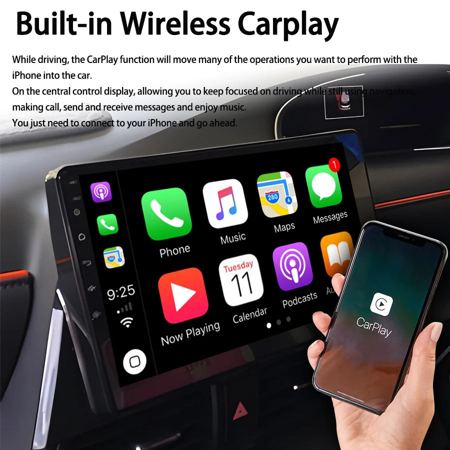 For Toyota Sienta Hybrid Multimedia Video Player Navigation Head Unit RHD Car Stereo Big S