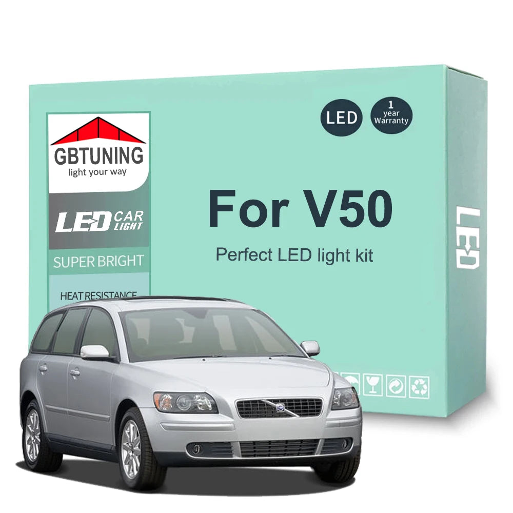 LED Interior Light Kit for Volvo V50 - Canbus Error-Free Bulbs | AUTOKITSHOP