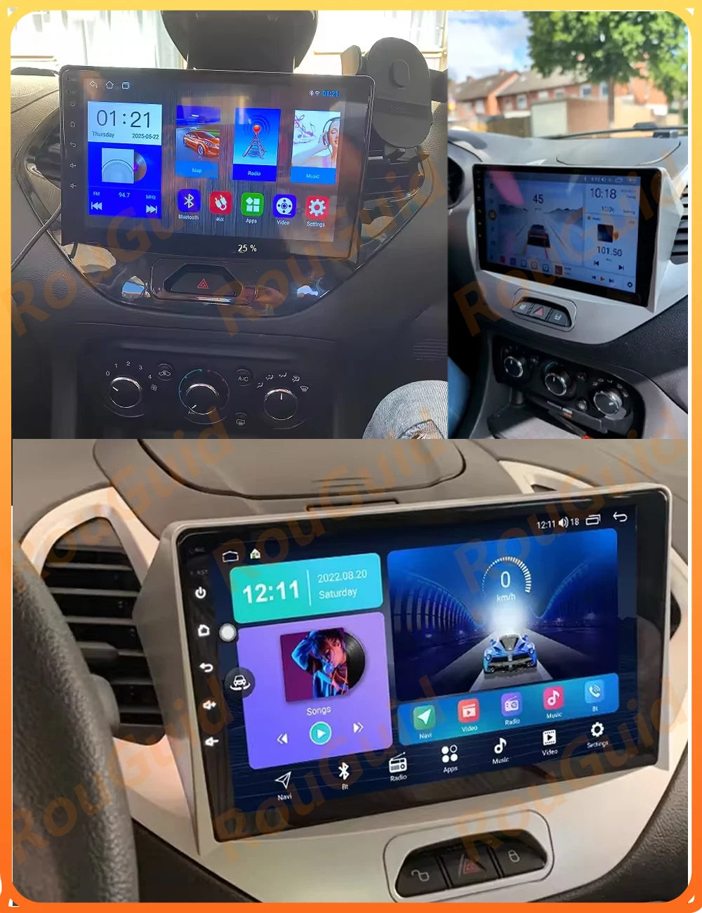 Android 16 Auto Car Radio For Ford FIGO KA 2015 2016 2017 2018 2019 2020 GPS Navigation Mu | AUTOKITSHOP