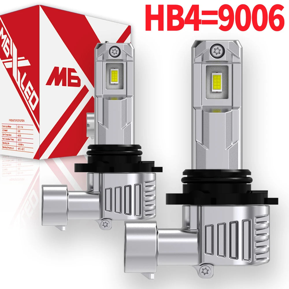 HB4 9006 P22d Led Light White Car Headlight Bulb Canbus No Error High Power Auto Fog Diode