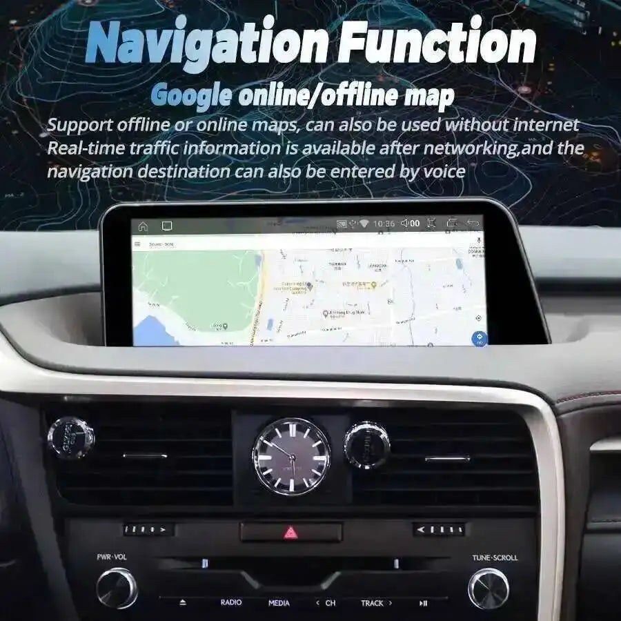 DSP Carplay For Lexus Rx450h RX200t RX350 RX300 RX 450H 200t 350 2016-2019 Android 14 Car