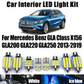 Canbus LED Interior Door Trunk Light Kit For Mercedes Benz GLA Class X156 GLA200 GLA220 GL
