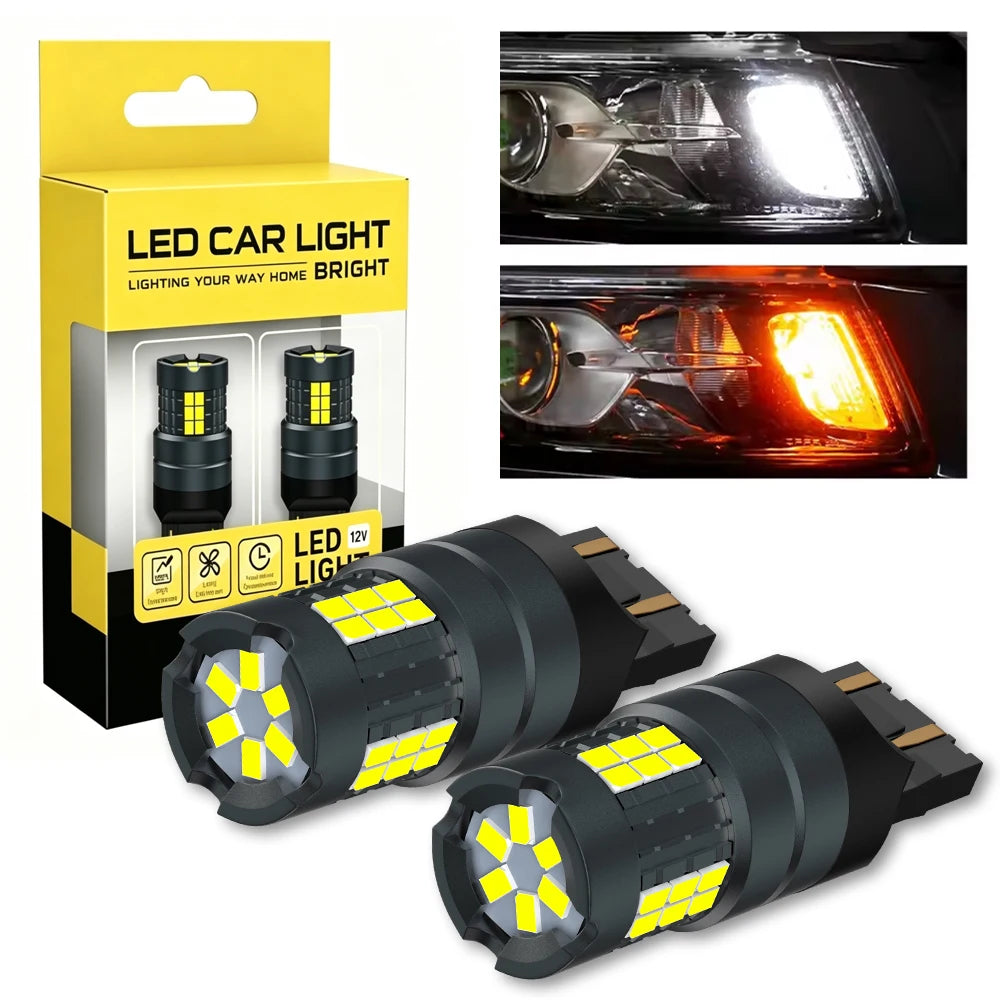 T20 7443 7440 LED Brake Light 1156 1157 Turn Signal 3156 3157 LED Bulbs No Error Red White