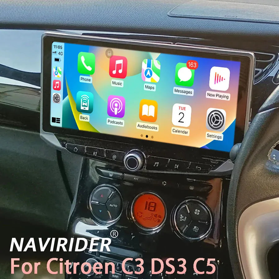 10.88inch For Citroen C3 DS3 C5 2009-2016 Car Radio Central Multimedia Auto Bluetooth GPS