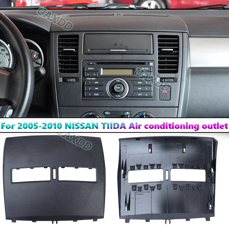 LHD Car Finisher-Instrument Panel Cover For Nissan Tiida 2005-2010 Mounts Half Air Conditi