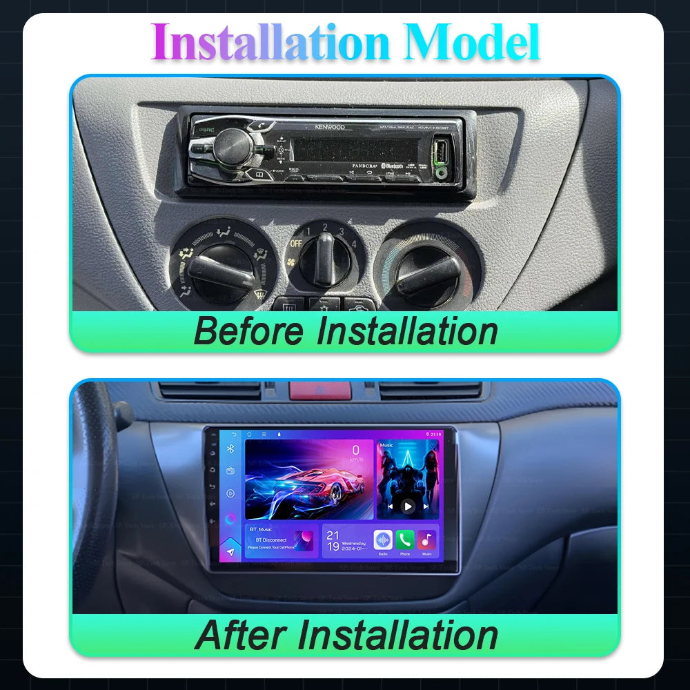Android For Mitsubishi Lancer 9 Cs 2000 - 2010 Car Radio Carplay Multimedia Video Player G | AUTOKITSHOP