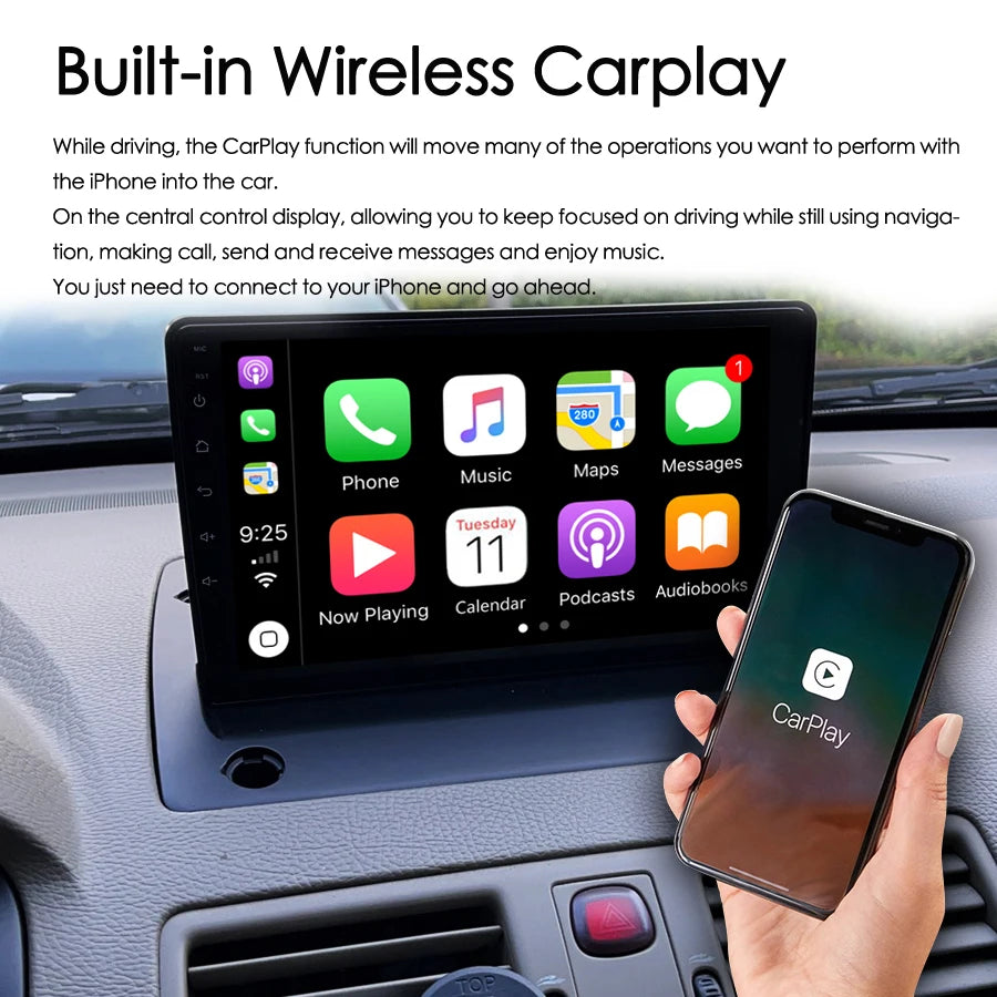 Auto Carplay 2K For Volvo XC90 2004-2014 Car Radio Multimedia Video Player Navigation Ster | AUTOKITSHOP