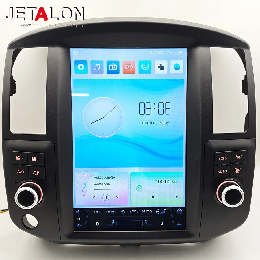 12.8inch For Nissan Pathfinder R51 Navara 2008-2012 Android 15 DSP Carplay GPS Navirider V