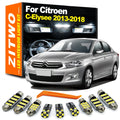 ZITWO 11Pcs For Citroen C-Elysee 2013 2014 2015 2016 2017 2018 Car Bulbs LED Interior Light Lice - Canbus LED Car Light