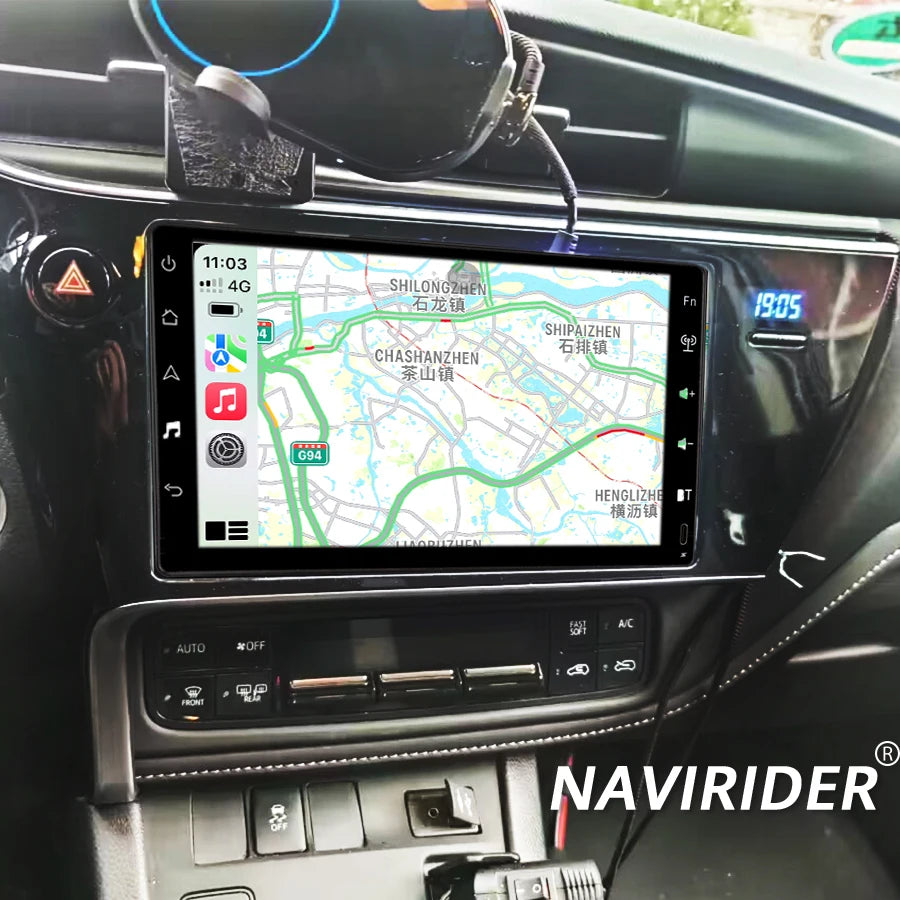 Android 14 Car Radio For Toyota Auris 2017-2020 GPS Navigation Multimedia Video Player Car