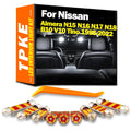 LED Interior Light Kit for Nissan Almera N15 N16 N17 N18 B10 V10 Tino 1995-2020 - Canbus Dome Map Door Trunk Bulbs | ...