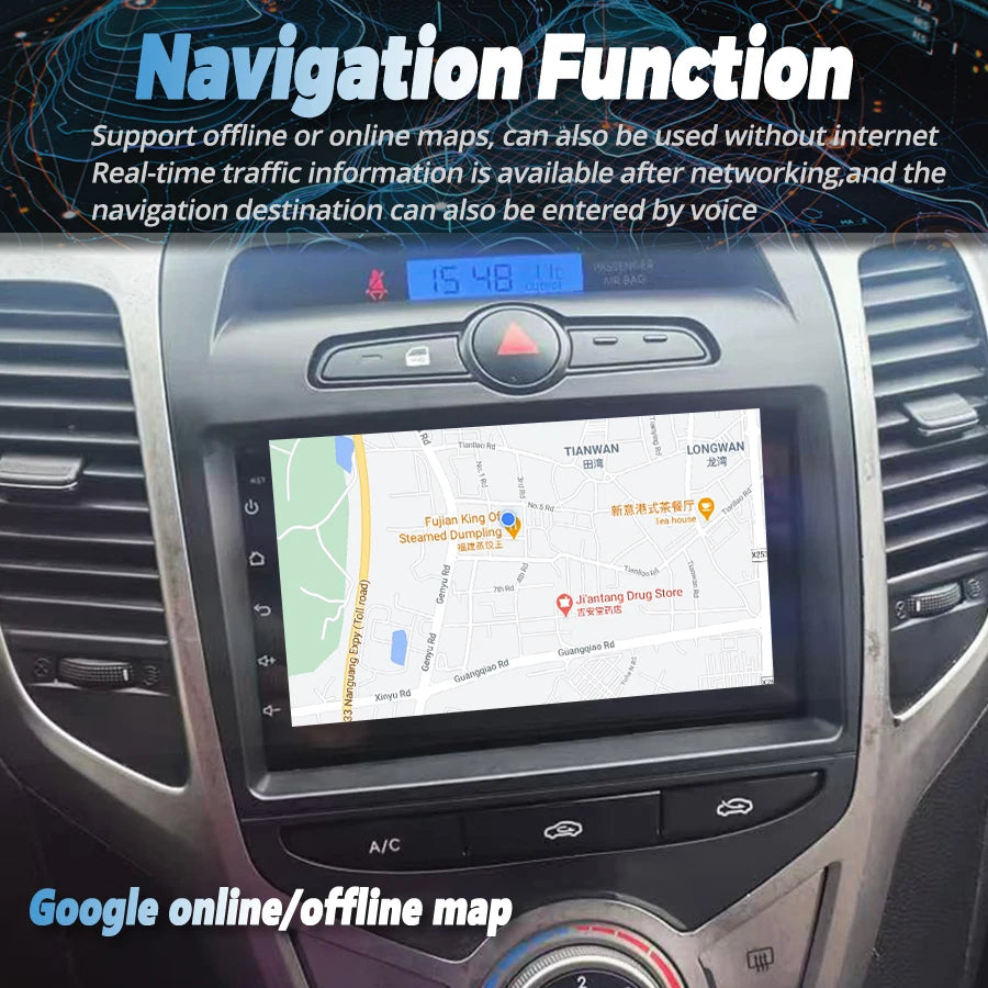 For Hyundai I20 2010 2011 Android 15 Car Multimedia Video Player 2 Din GPS Navi Bluetooth  | AUTOKITSHOP