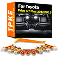 12-Piece LED Interior Light Kit for Toyota Prius A V Plus 2012-2015 - Canbus Dome Map Door Trunk Bulbs | AUTOKITSHOP