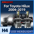 KIONGSOFE Auto Headlight Lamp Car Light H4 LED Bulb For Toyota Hilux 2014-2019 2004 2005 2