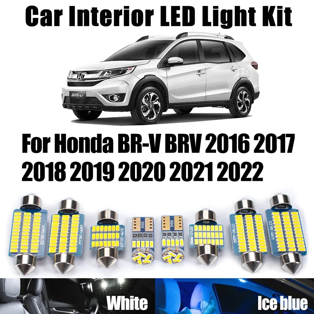 LED Interior Light Kit for Honda BR-V BRV 2016- 2019 - Canbus Dome Map Door Trunk Bulbs | AUTOKITSHOP