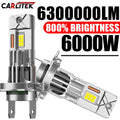 5000W High Power H7 H4 LED Bulb Turbo Headlight 6000K 5000000LM 12V 24V CSP Powerful Best