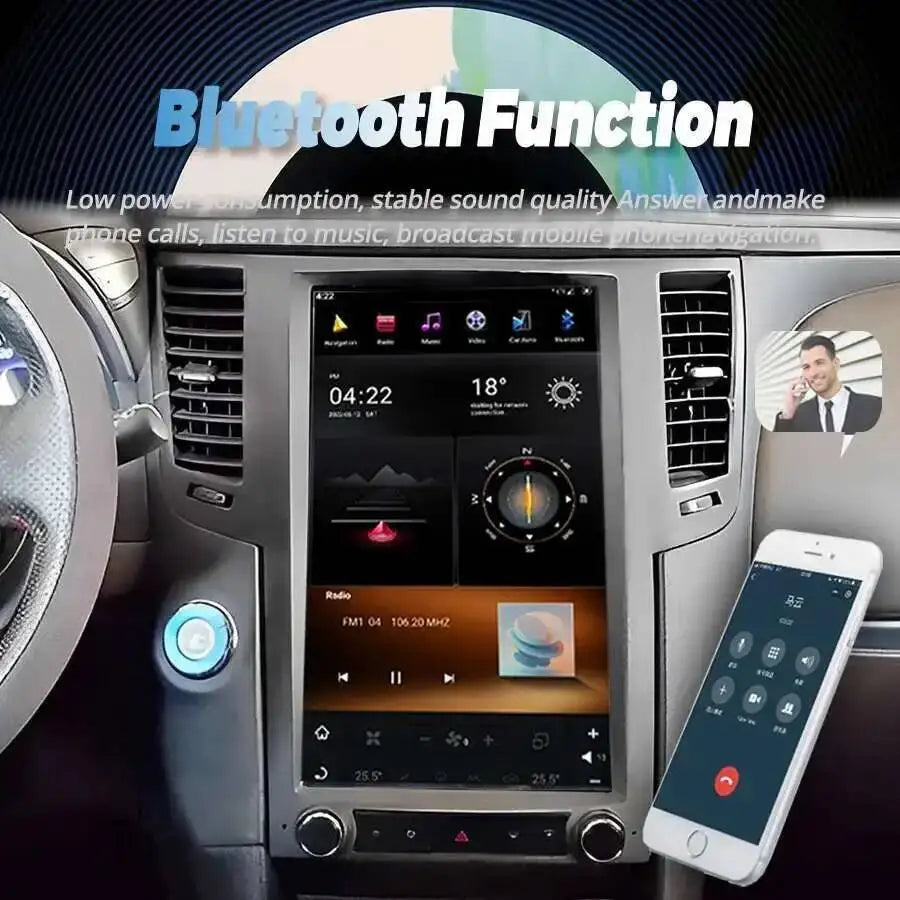 13.6" IPS Screen Android Car Radio For Infiniti FX30 FX35 FX37 FX50 QX70 2009-2016 Stereo  | AUTOKITSHOP