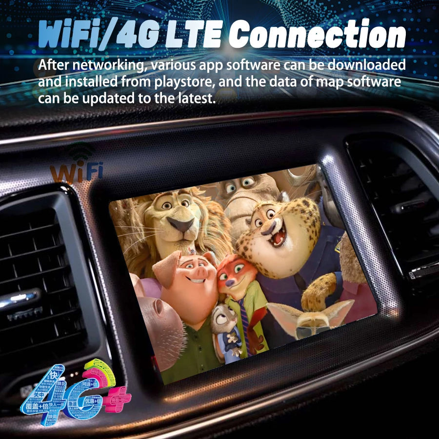 8.4inch Android Screen For Dodge Charger 2015 - 2023 Car Radio Multimedia Video Stereo Pla