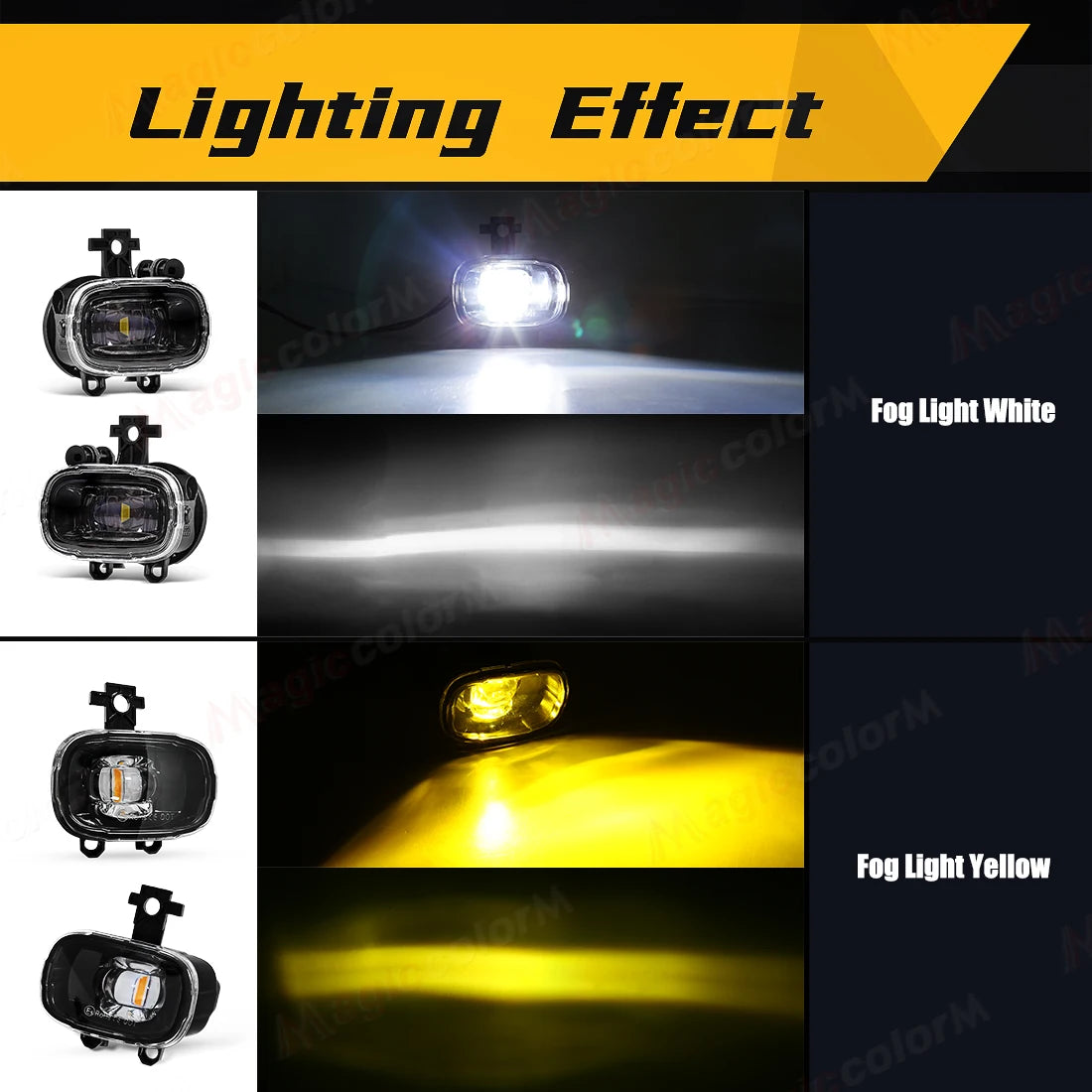 LED Fog Lamps For Nissan NAVARA NP300 X-trail Xtrail Rogue Kicks Juke F16 MK2 2020 2021 20 | AUTOKITSHOP