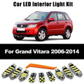 11Pcs Auto LED Interior Light Number Plate Bulb Kit For Suzuki Grand Vitara Escudo 2006 2007 200 - Canbus LED Car Light