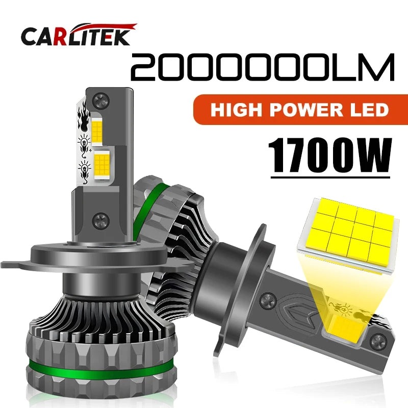 1700W H7 H4 H11 Led Headlight High Power 9054 CSP Canbus H1 H8 9005 HB3 9006 HB4 9012 HIR2