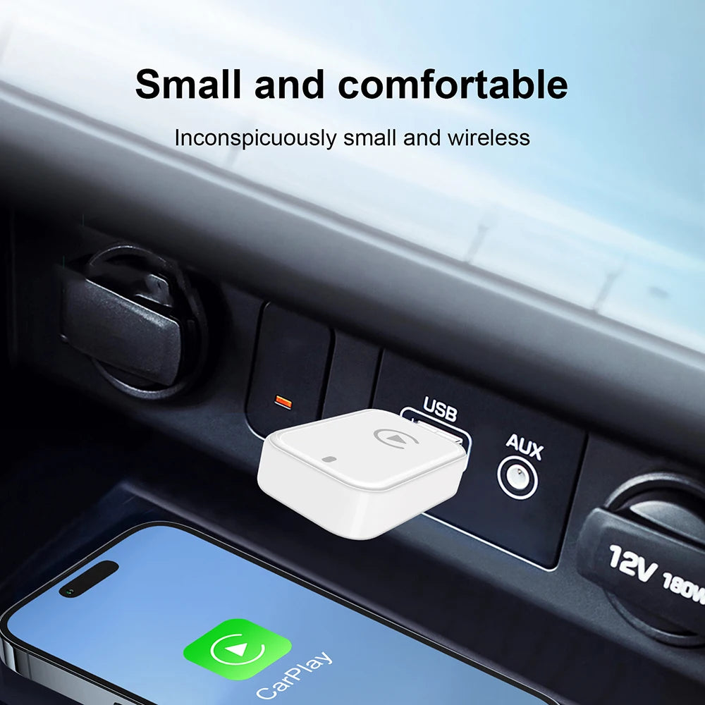 2in1 Wired to Wireless CarPlay Android Auto Adapter for OEM Car Stereo Plug and Play Smart | AUTOKITSHOP