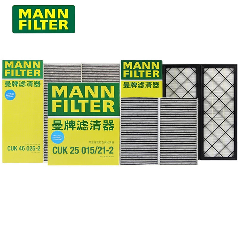 MANN FILTER For Tesla Model Y Model 3 EV HEPA Carbon Cabin Filter Kit CUK25015/21-2 CUK460