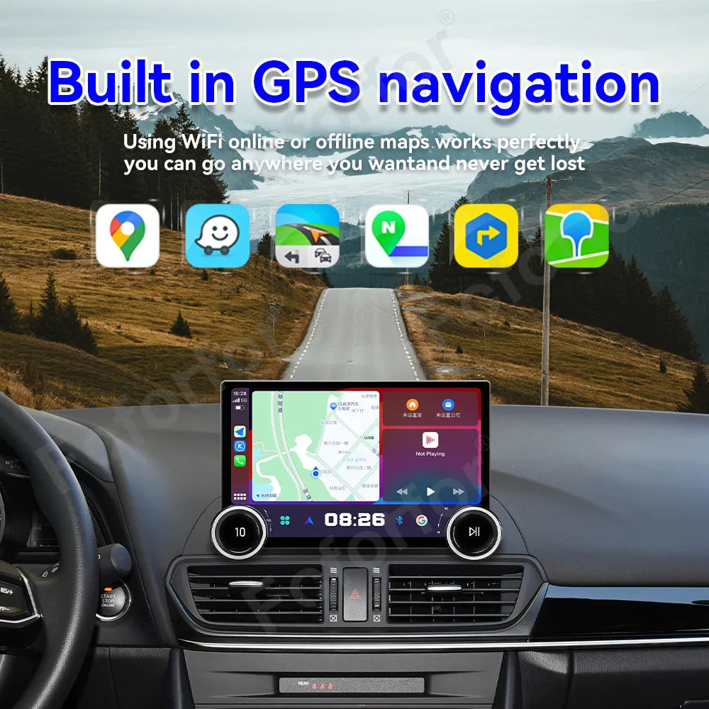 Fashion Premium 11.5 Inch Android 15 Touch Screen Carplay Android Auto Multimedia GPS Navi