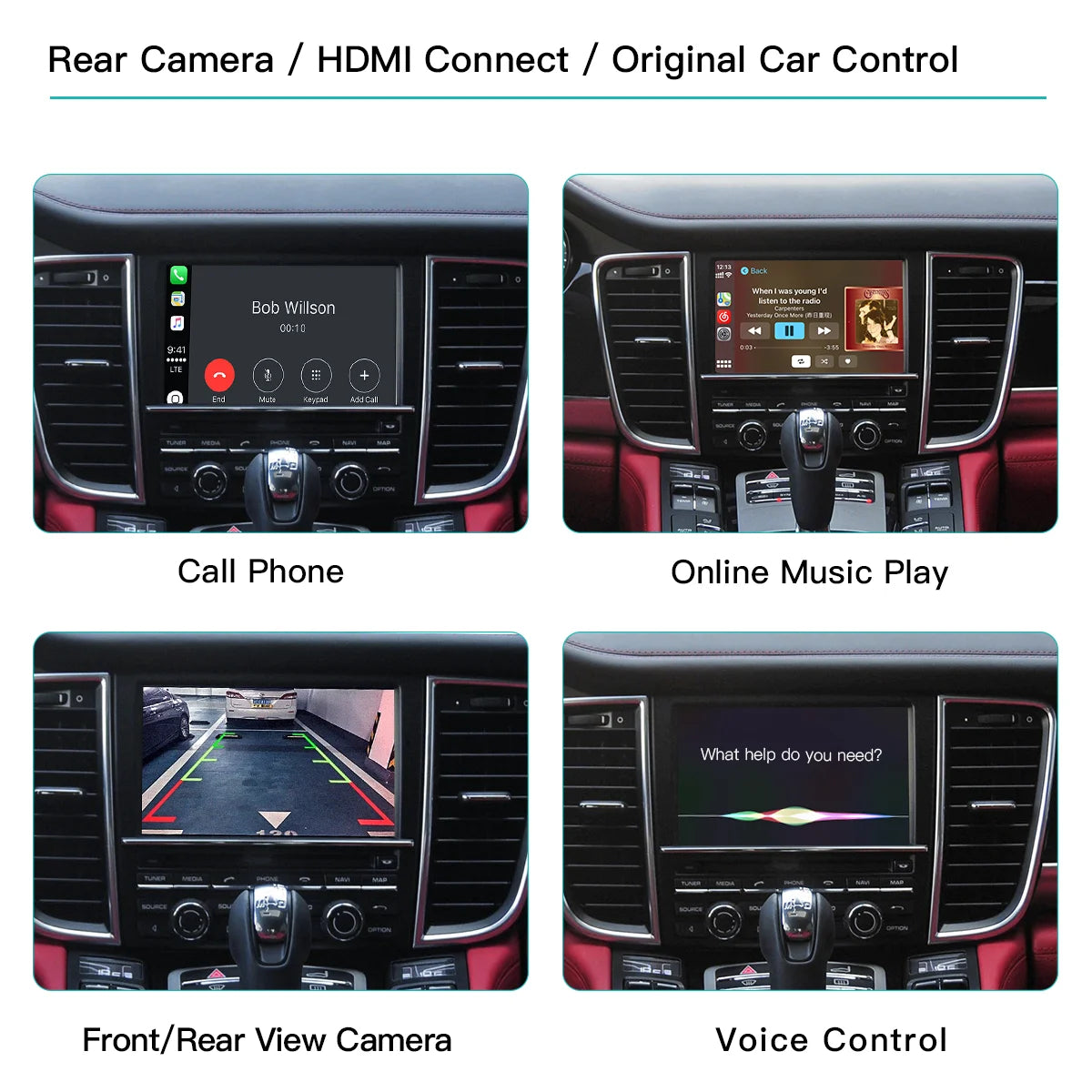 Wireless Carplay Android Auto Module For PCM3.1/4.0 Porsche Panamera Cayenne Macan Cayman  | AUTOKITSHOP