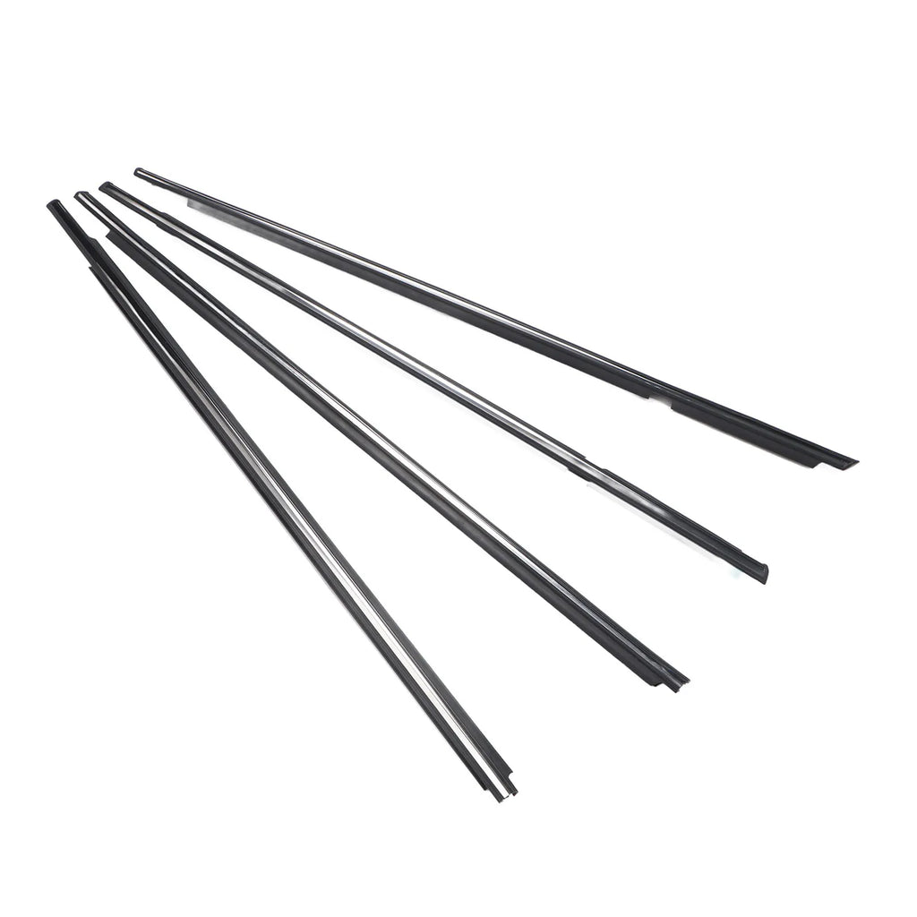 4Pcs Car Door Window Moulding Trim Weatherstrip Belt 75722 60080 for Land Cruiser Prado 120 Seri - Automotive LED Light