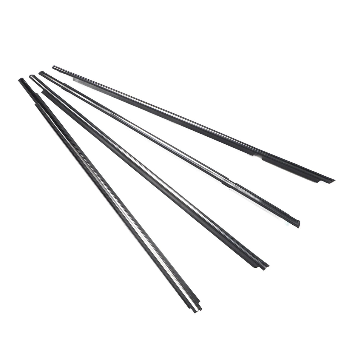 4Pcs Car Door Window Moulding Trim Weatherstrip Belt 75722 60080 for Land Cruiser Prado 120 Seri - Automotive LED Light