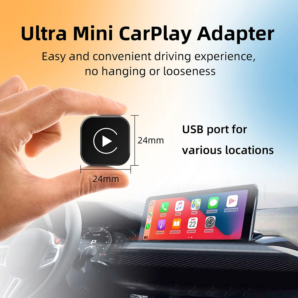 2in1 Wireless CarPlay Dongle Wireless Android Auto Adapter AI Smart Box Car Intelligent Sy | AUTOKITSHOP