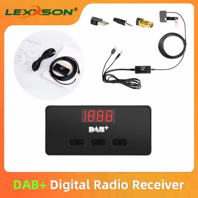 DAB DAB+ Antenna With USB Adapter European Android Car Radio GPS Stereo Receiver Player Fo | AUTOKITSHOP
