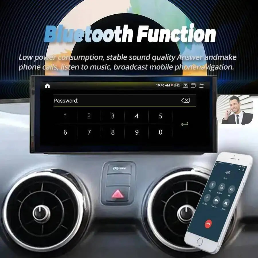 10.25/12.3" Android Car Radio For Audi A1 2012-2018 Multimedia Video Player Touch Screen G
