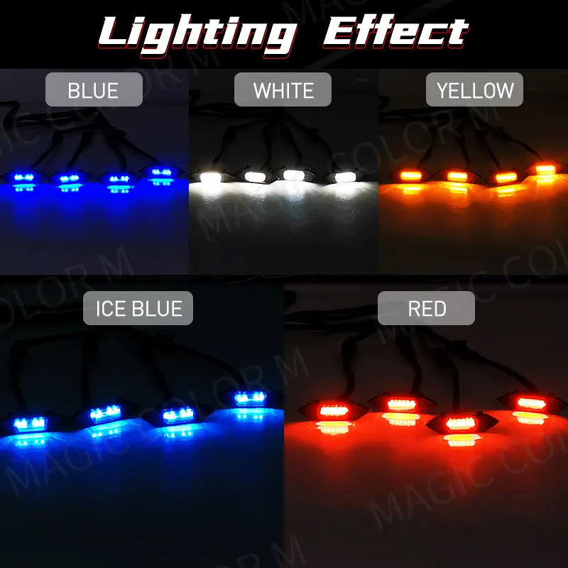 LED Grille Lights For Toyota RAV4 2019 2020 2021 2022 Front Grid Warning DRL Daytime Runni | AUTOKITSHOP