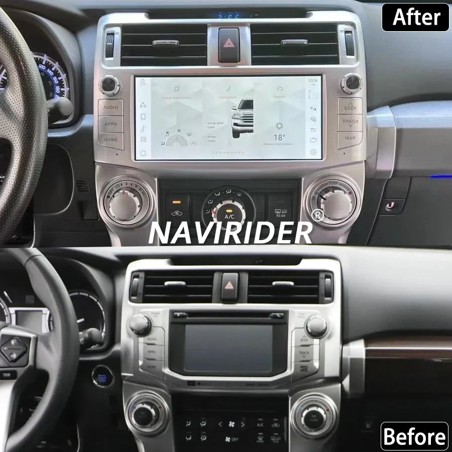 BT Navigation Stereo QLED Car Multimídia Player HU 11.3inch Car Radio For Toyota 4runner 2