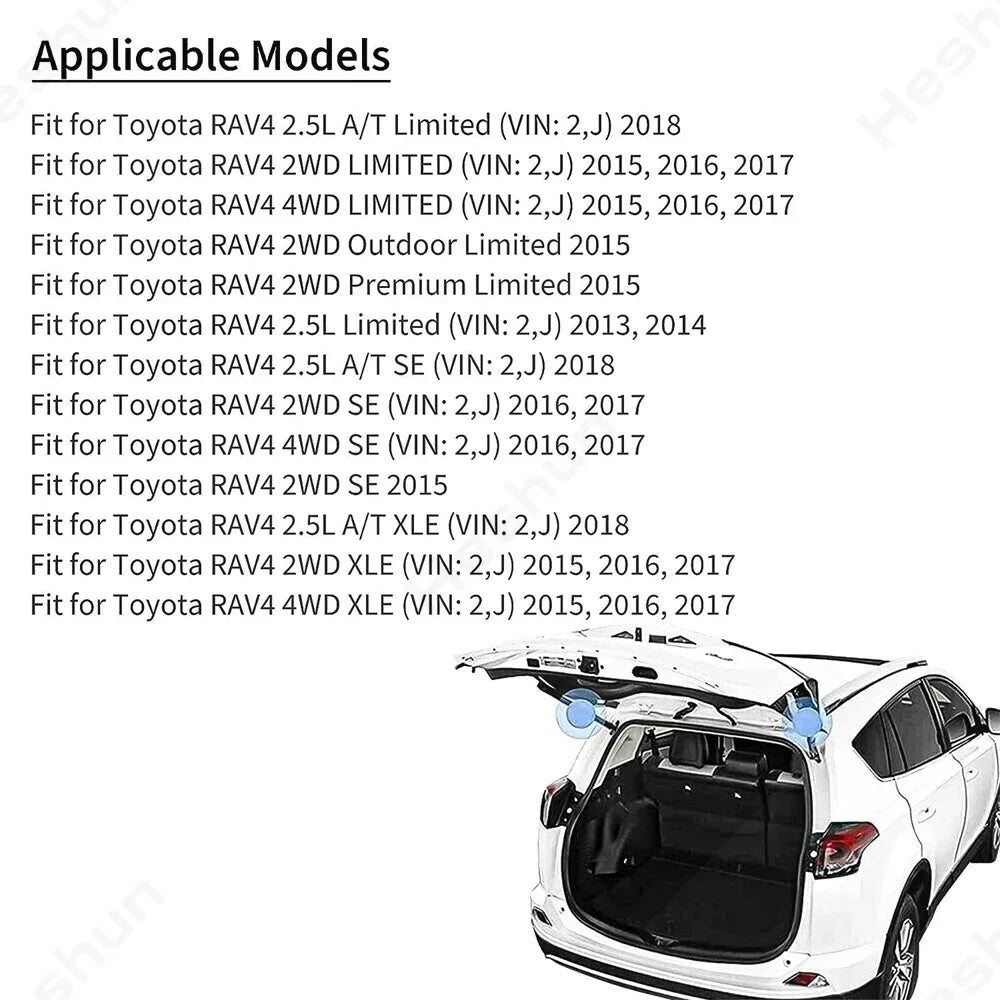 Rear Trunk Liftgate Power Hatch Lift Support Opener For 2013-2018 Toyota RAV4 6891009010 6 | AUTOKITSHOP