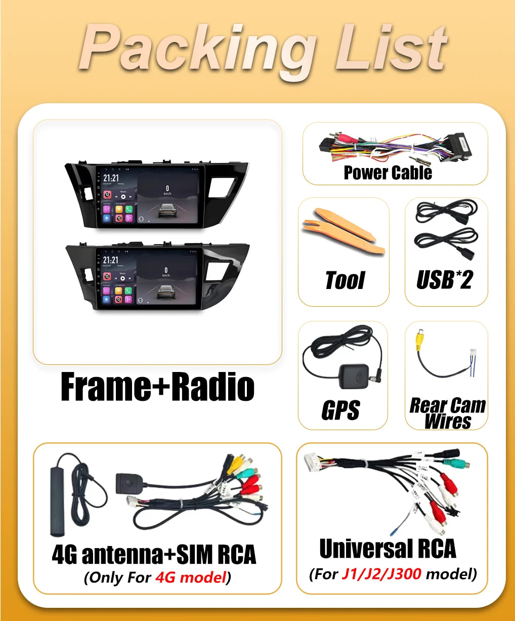 Android 16 Car Radio For Toyota Corolla 2014 2015 2016 Levin Ralink 2013 - 2018 Carplay Au | AUTOKITSHOP