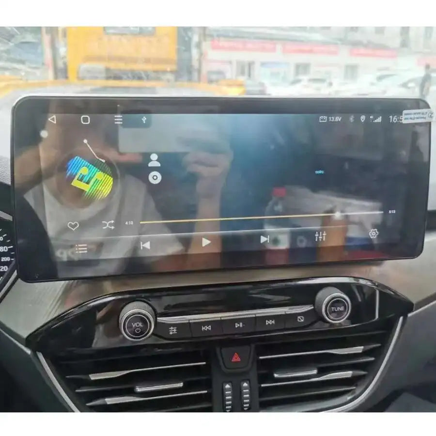 Video Player 12.3'' IPS Screen Car Music Stereo For Ford Focus 2019 - 2021 Android 14 CarP