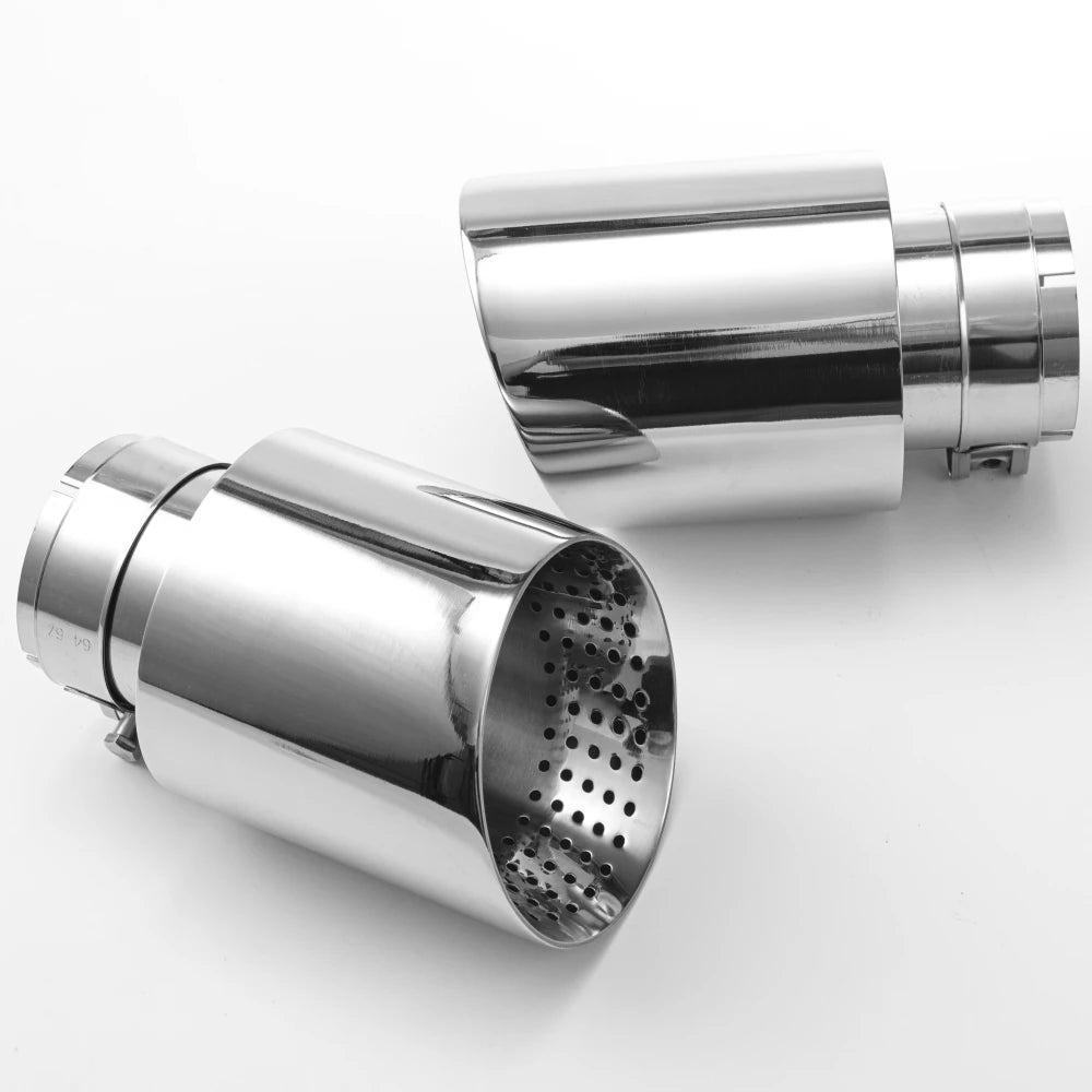 1pcs CARS attachment Exhaust pipe stainless steel 304 tail throat horn outlet hole large diamete - Automotive LED Light