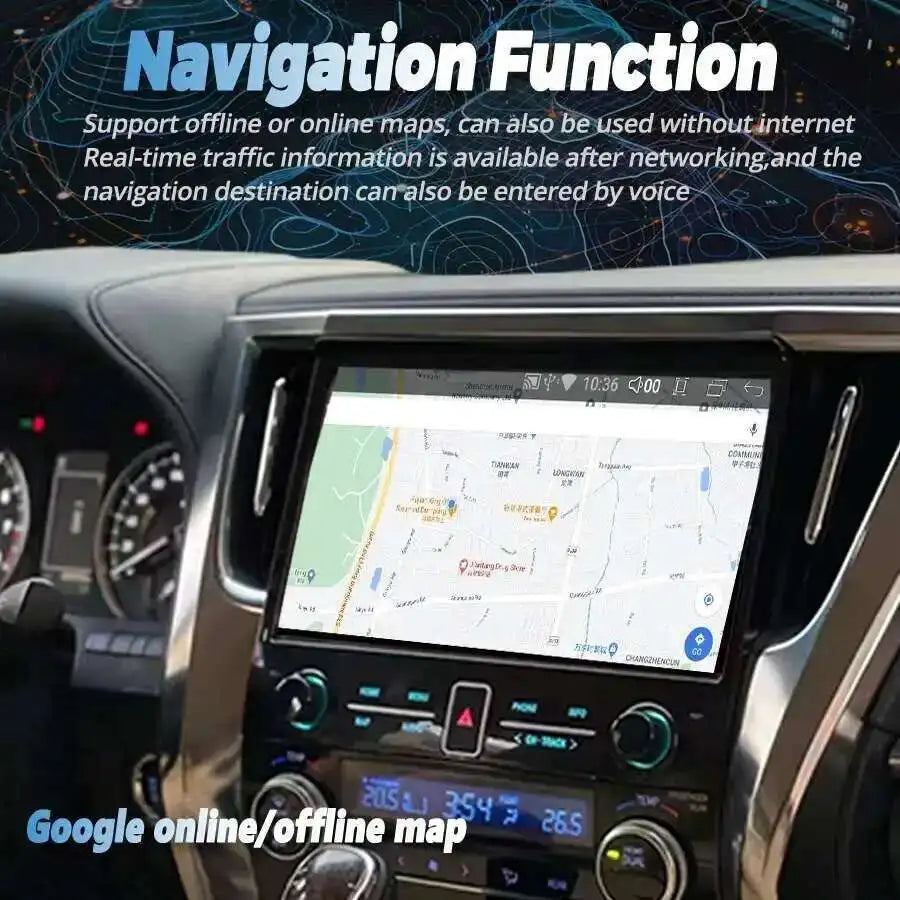 11.6" Android Car Video Playe For Toyota Alphard 30 Vellfire 2015-2023 Radio VELLFIRE Ster | AUTOKITSHOP