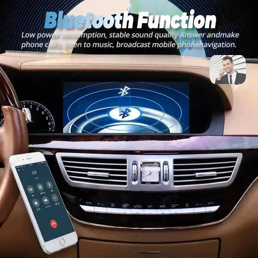 For Mercedes Benz S Class W221 CL W216 2006-2013 Car Multimedia Radio Player 3-in-1 Integr | AUTOKITSHOP