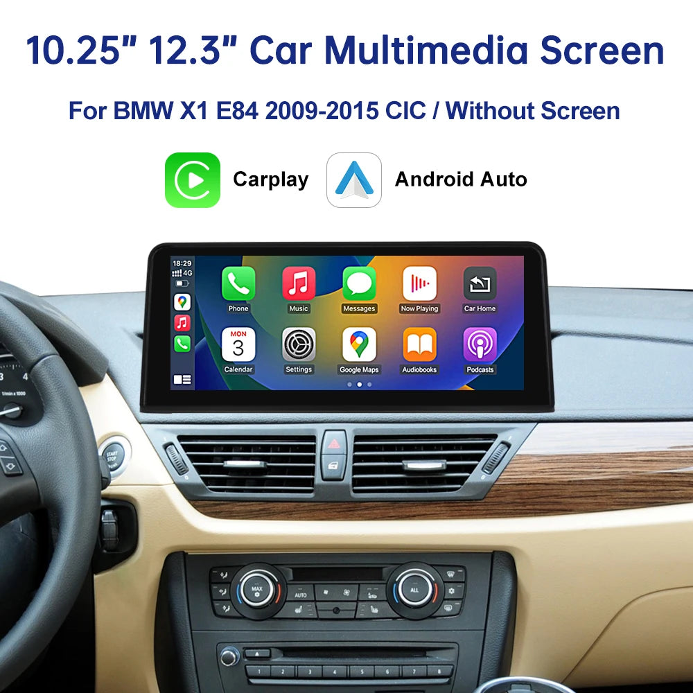 12.3inch Ultra Thin Touch Screen For BMW X1 E84 2009-2015 Wireless Carplay Android Auto Ca | AUTOKITSHOP