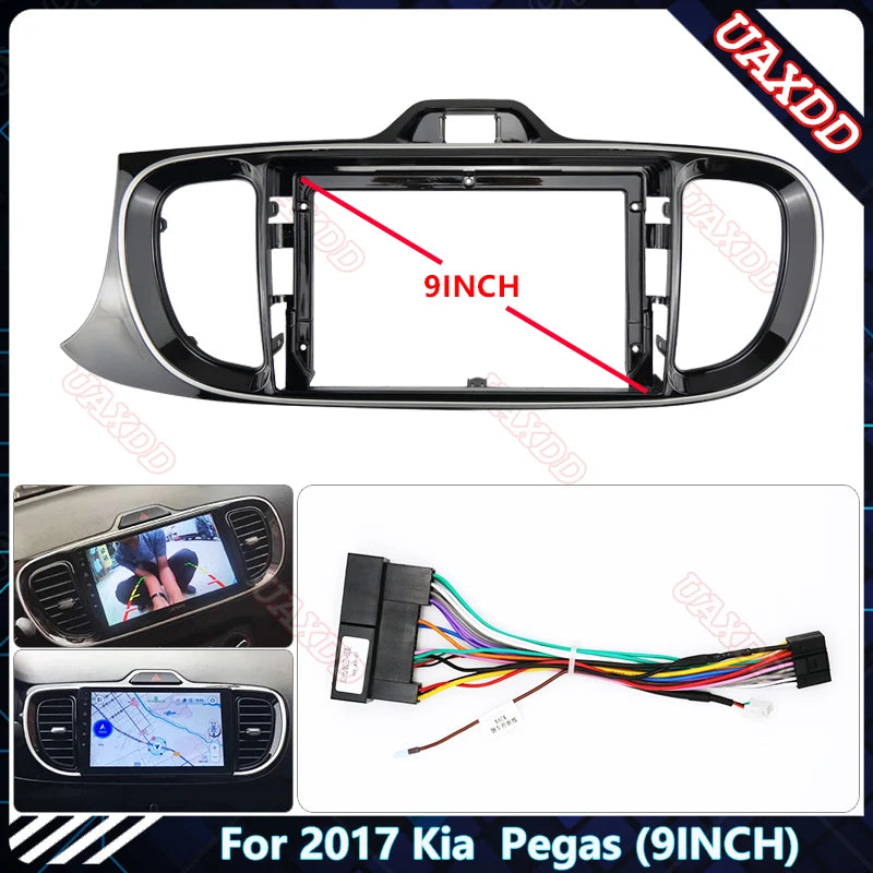 For 2017 Kia Pegas 9INCH Car MP5 DVD Radio Android Stereo Audio Screen Multimedia Video Pl