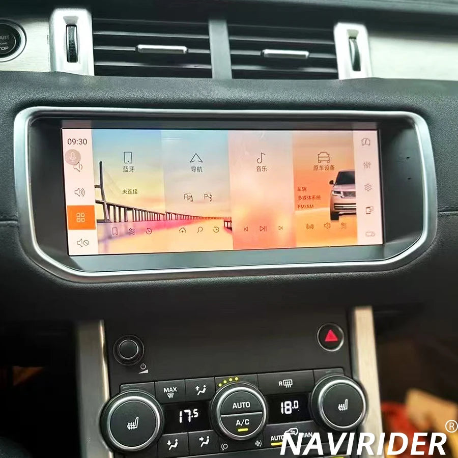 Stereo 10.25" For Land Rover Evoque Range Rover Vogue Sport Qled Screen CarPlay Car Androi
