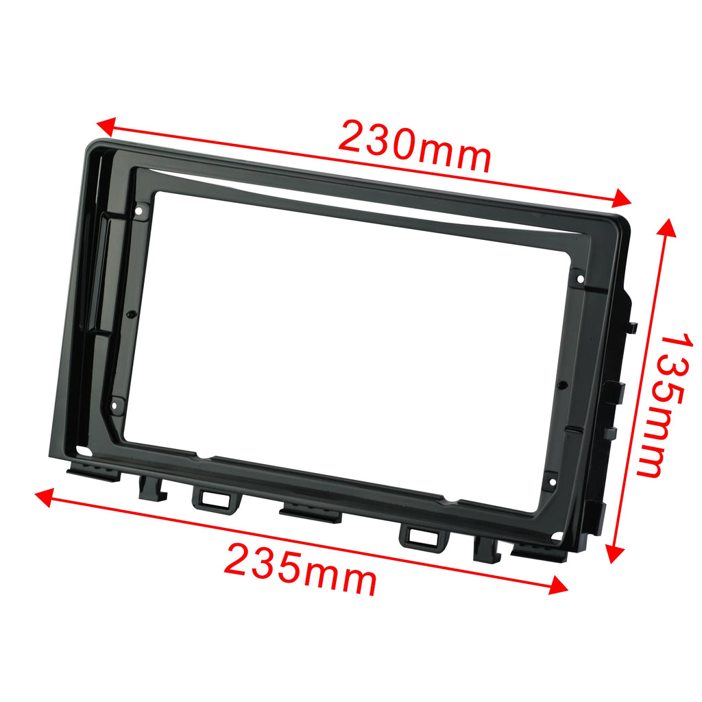 9 inch car Fascia For KIA RIO 5 RIO5 2018-2019 Fascias Replacement 1/2 Din Car frame Plate | AUTOKITSHOP